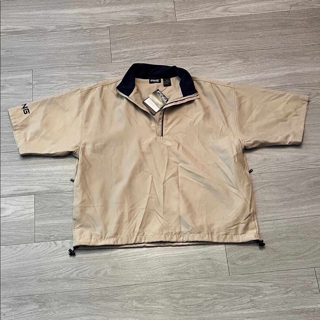 Mens Vintage Ping Short Sleeve Pullover